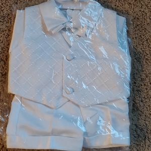 🛍Boy's baptism outfit, new, never worn, shorts set